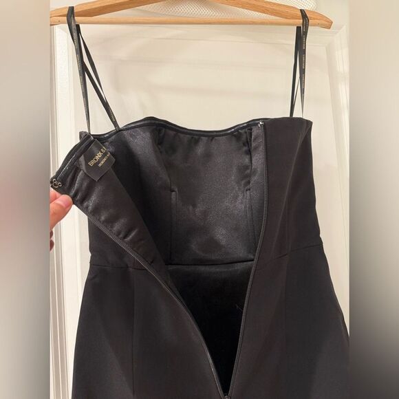 NWOT BRONX AND BANCO Harper Strapless Black and Beige Gown - Picture 14 of 16